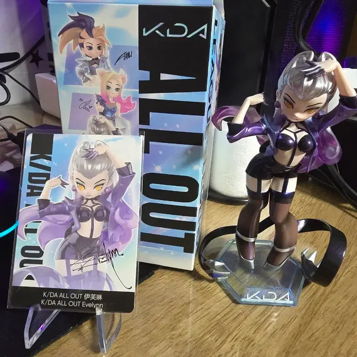 [BUNJANG] League of Legends K/DA Evelynn POP MART Figure / 리그오브레전드 K/DA 이블린 피규어 팝마트