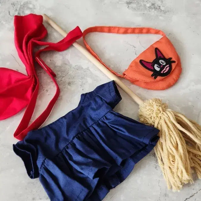 [BUNJANG] 20cm Witch Delivery Service Kiki Outfit Set / 무속성 인형옷 20cm 마녀배달부 키키 세트 솜인형 20깅