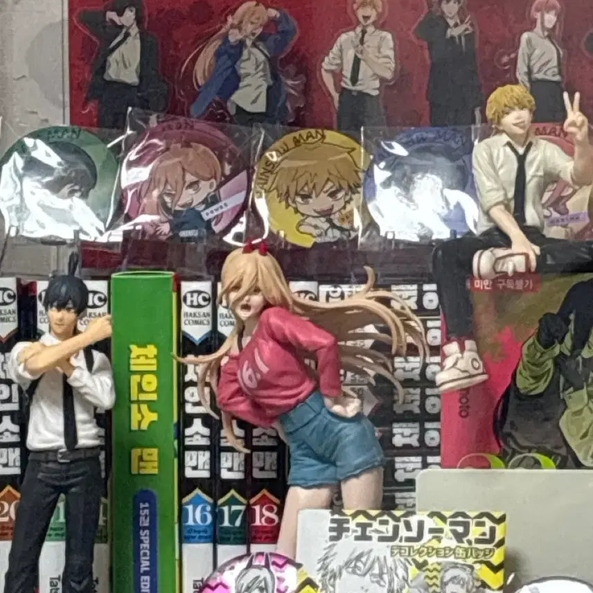 [BUNJANG] Taito Luminasta Aki Denji Noodle Stopper Figure / 타이토 아키,루미나스타 파워,덴지 누들스토퍼 판매