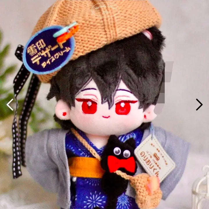 [BUNJANG] Puppy Closet 20cm Cat Kimono Set (Unused) / 무속성 인형옷 20cm 퍼피옷장 고양이 유카타 세트 미사용 솜인형 20깅