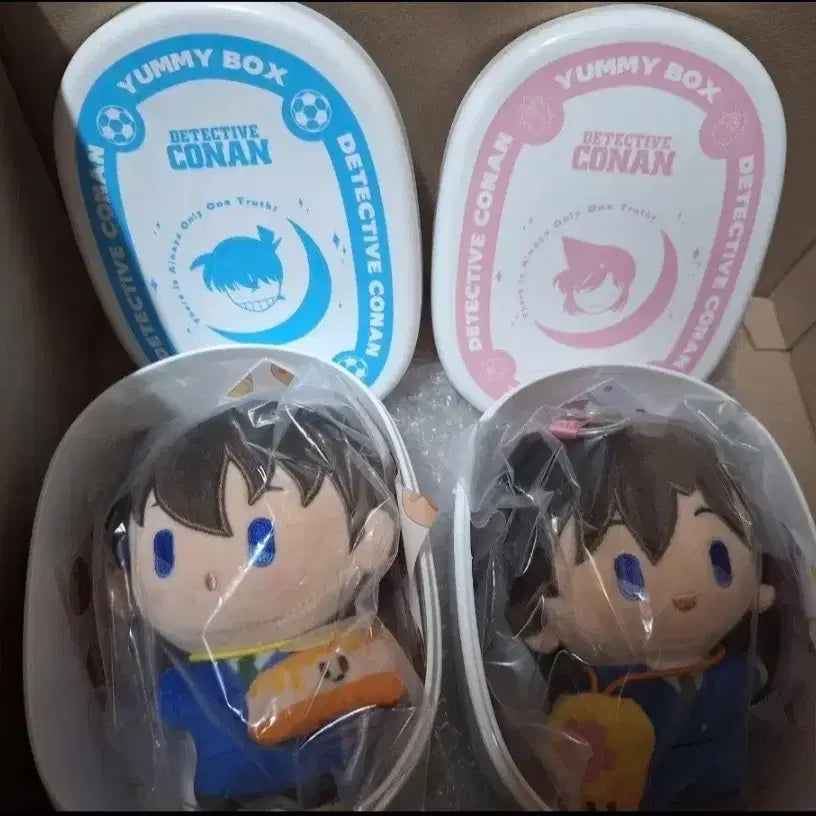 [BUNJANG] Detective Conan Yummy Box Doll Bundle Set (Shinichi &amp; Ran) / 일괄) 명탐정 코난 Yummy Box 인형 신란 도일미란 세트
