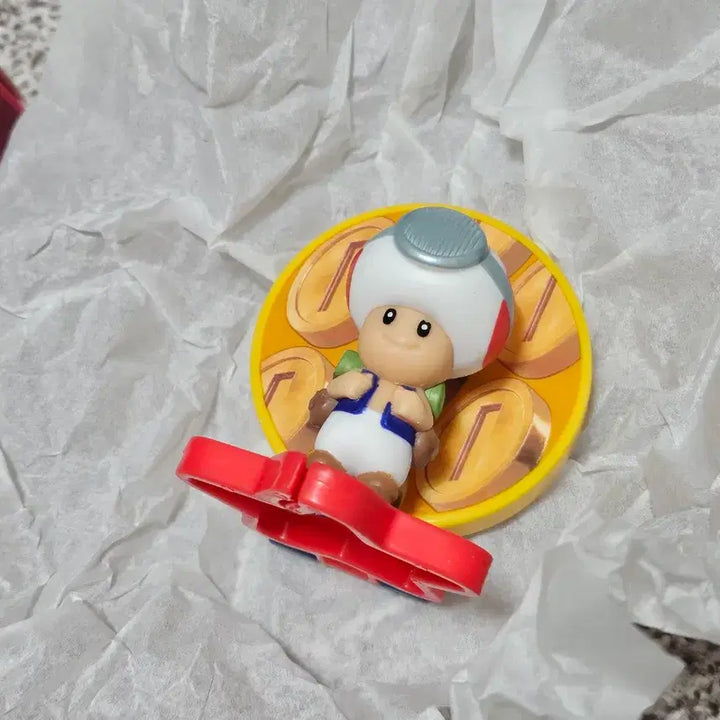 [BUNJANG] Super Mario Galaxy Happy Meal Toad Figure / 슈마갤 슈퍼 마리오 갤럭시 무비 해피밀 키노피오