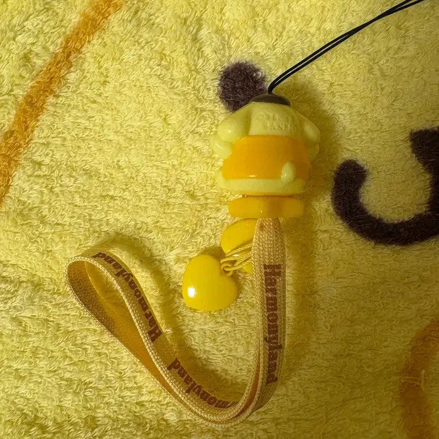 [BUNJANG] Sanrio Pompompurin Harmoniland Limited Edition Strap (1990s) / 고전 폼폼푸린 하모니랜드 한정 스트랩 90년대 상품