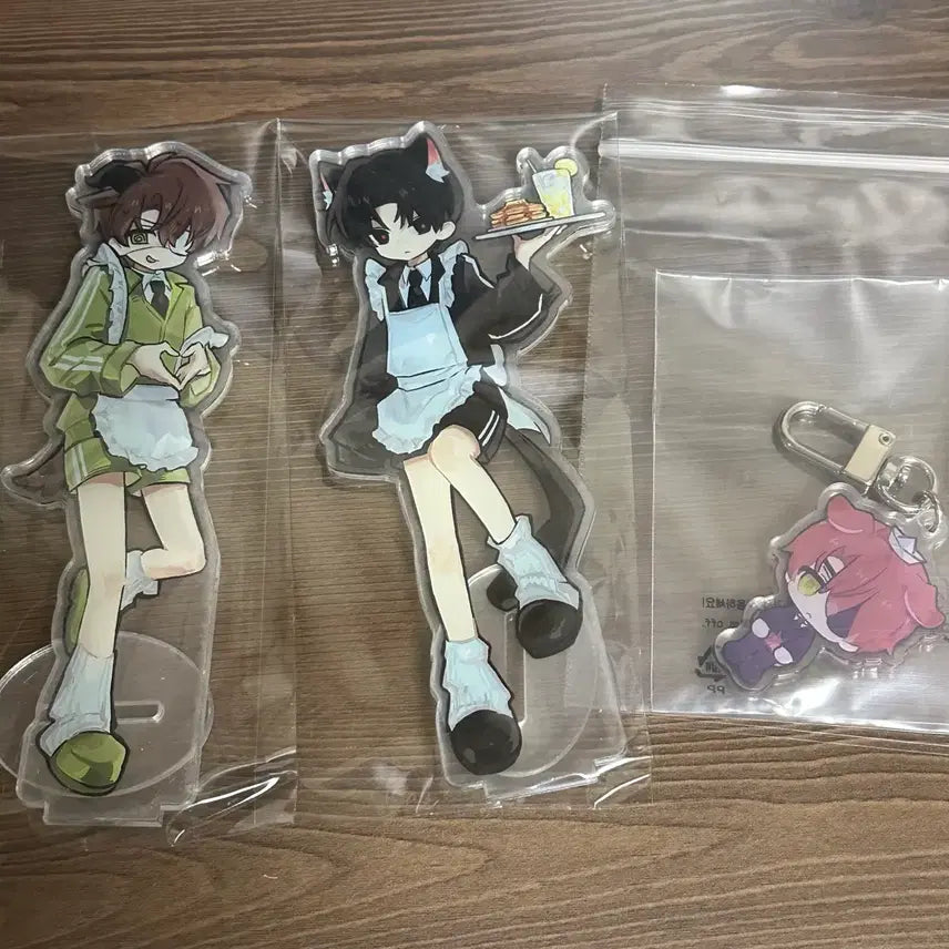 [BUNJANG] Kwaedam Chulgeun 42 Studio Acrylic Stand &amp; Acrylic Keyring Corotto / 괴담출근 괴출 42님 비공굿 아크릴 스탠드 아크릴 키링 코롯토