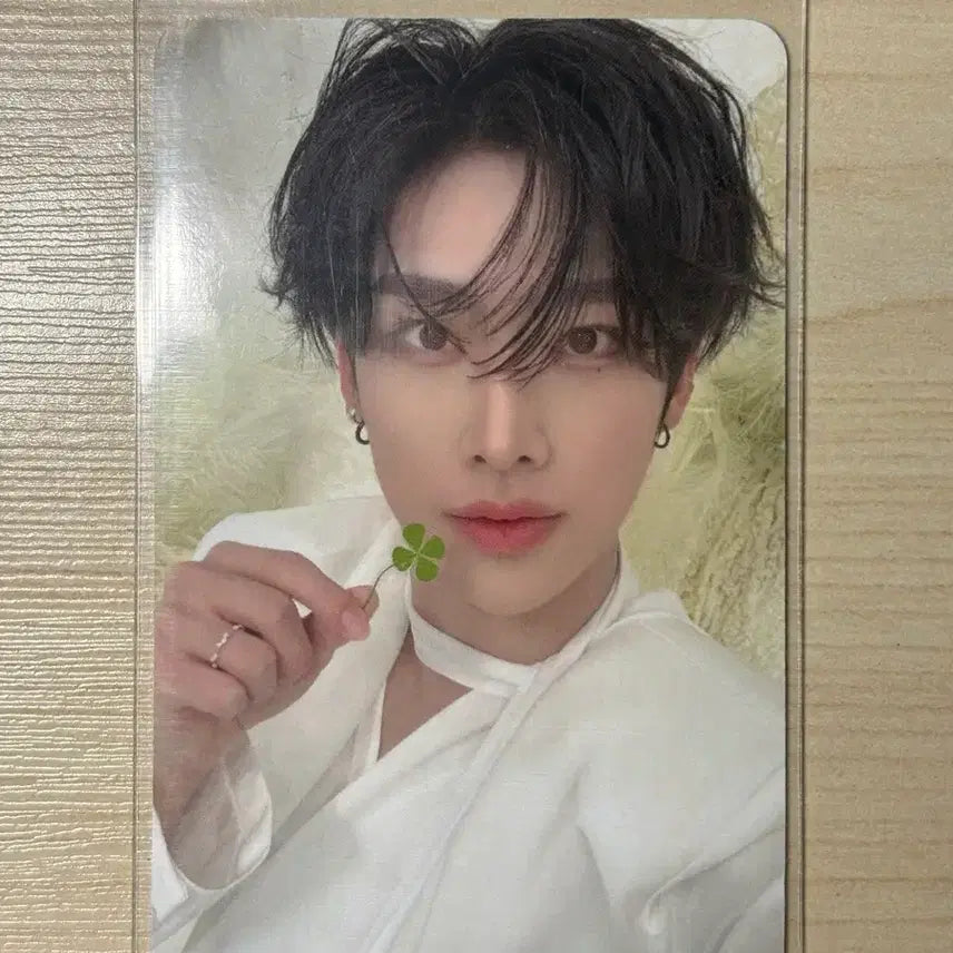 [BUNJANG] ZB1 Ricky Star River Blue Four-Leaf Clover Photocard / 앤더블 제베원 리키 스타리버 블루 네잎클로버