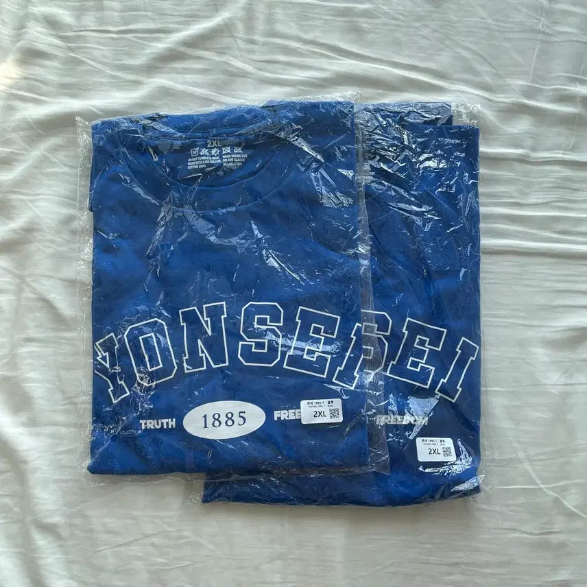 [BUNJANG] Yonsei University 1885 Round Short Sleeve T-Shirt (2XL, Sealed) / Yonsei 연세대 1885 라운드 반팔티 2XL 미개봉 새상품