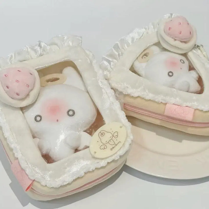 [SOLD OUT] 딸기케이크 파우치 10cm 솜인형 누이