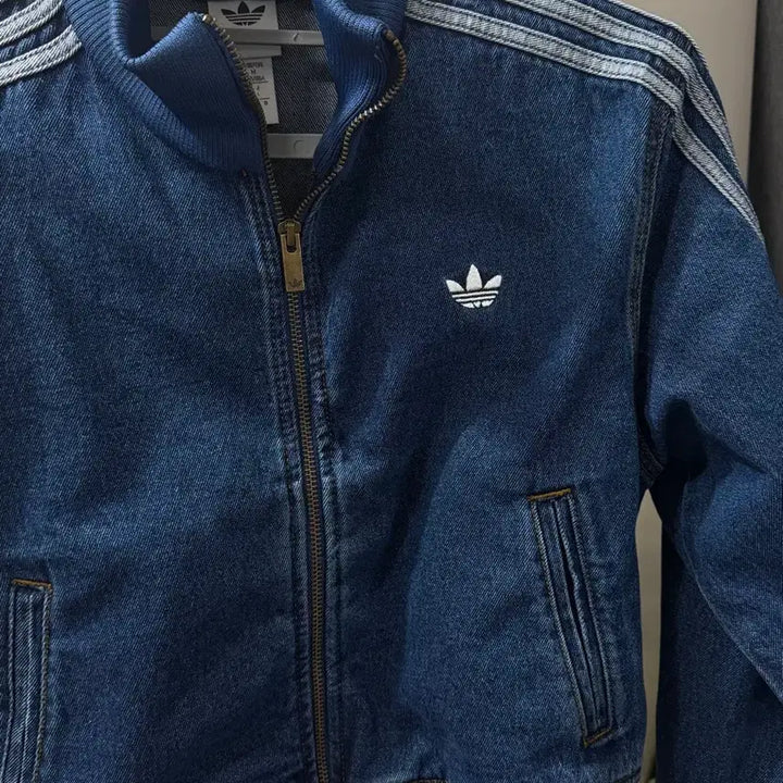 [BUNJANG] Adidas Firebird Denim Track Top Women / [M] 아디다스 파이어버드 데님 트랙탑 우먼