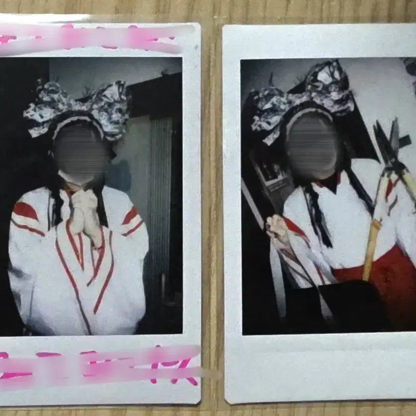 [BUNJANG] Senketsu Eiko Hiiro Miko Cheki Bundle Set / 센케츠 에이코쨩 히로 무녀 체키 2장 일괄