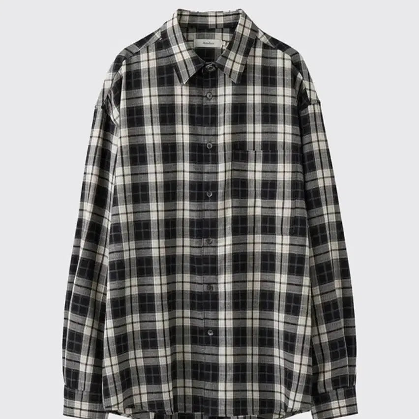 [BUNJANG] Arban Old Film Check Shirt Ecru Cream / 아르반 올드 필름 체크 셔츠_에크루 크림