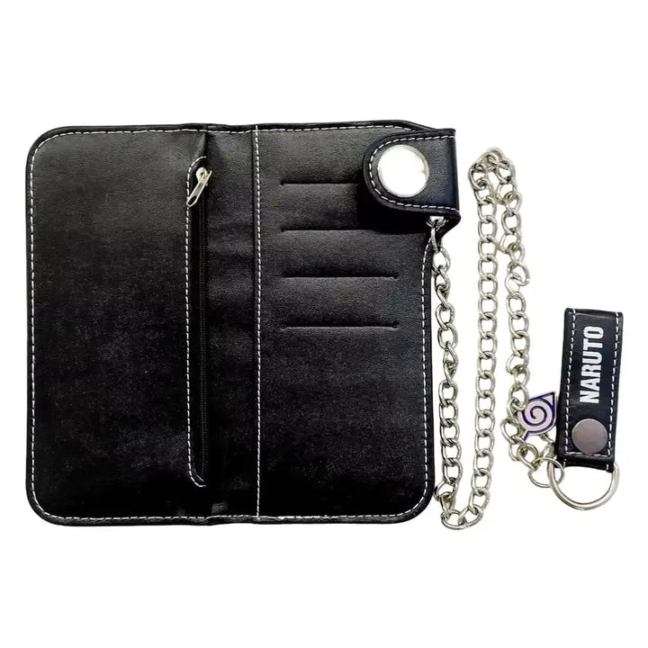 [BUNJANG] Naruto Classic Chain Leather Long Wallet / 나루토 고전 체인 레더 장지갑