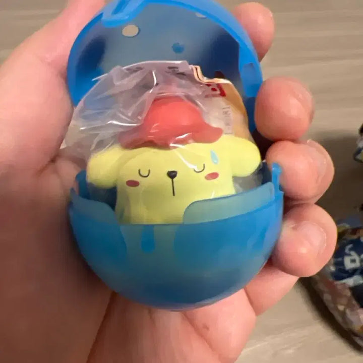 [BUNJANG] Sanrio Sauna Series Pompompurin Figure / 새상품) 산리오 사우나 시리즈 폼폼푸린
