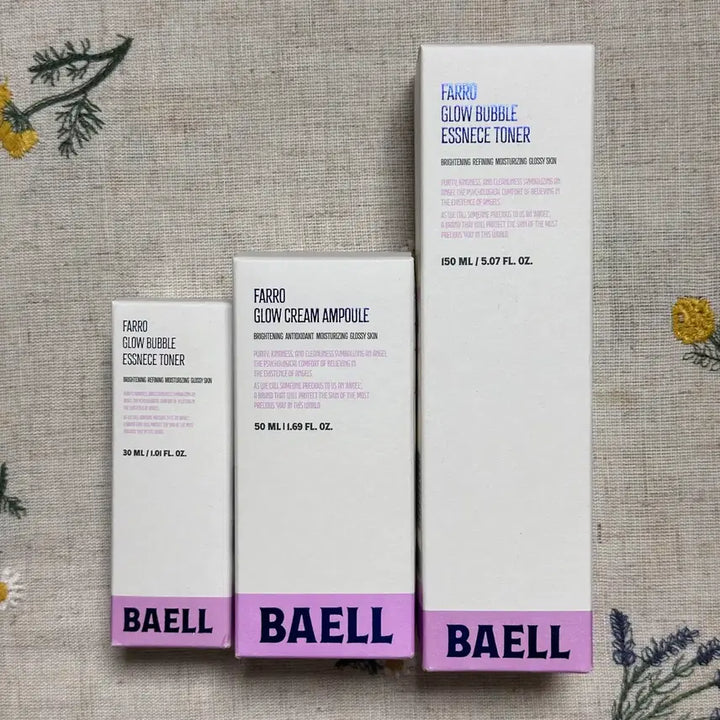 [BUNJANG] BAEL Pharo Toner + Ampoule + Mini Ampoule Set New Product / 바엘 파로 토너+앰플+미니앰플 세트 새제품