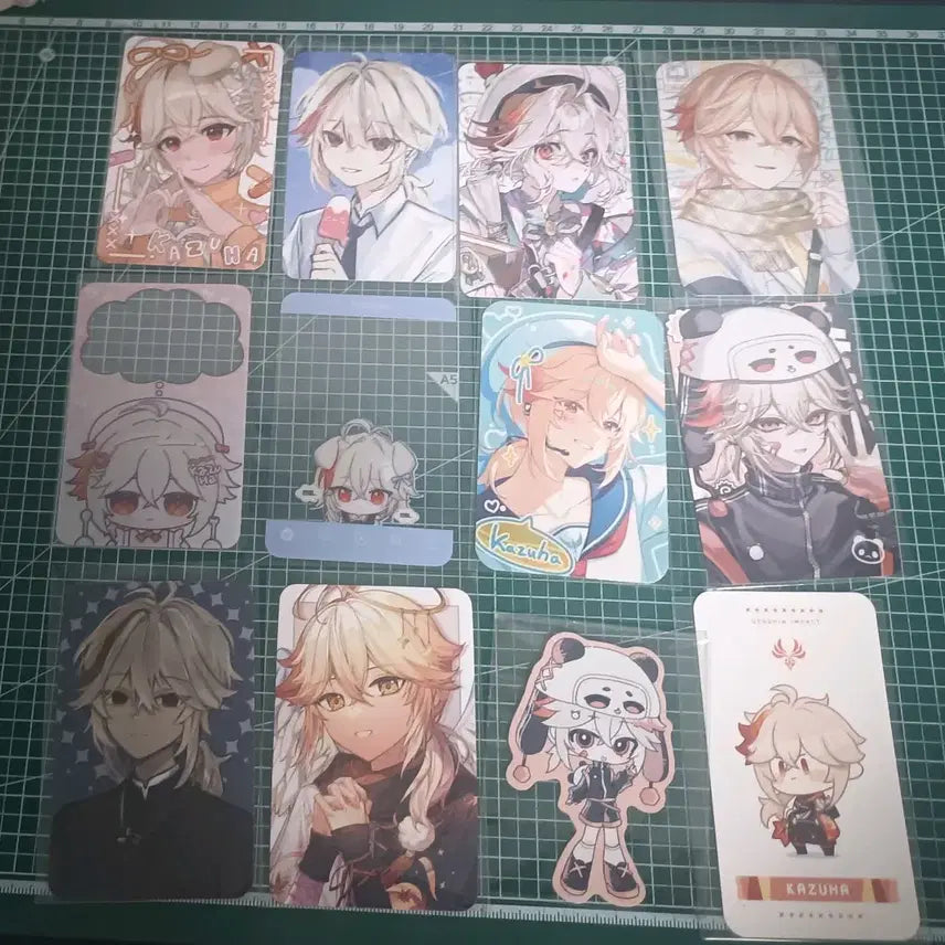 [BUNJANG] Genshin Impact Kaedehara Kazuha Photocard Bundle Set / 원신 카즈하 포카 일괄 판매