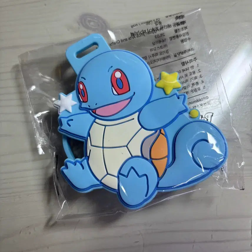 [BUNJANG] Pokemon Squirtle Luggage Tag / 미개봉 포켓몬 꼬부기 러기지택 올리브영