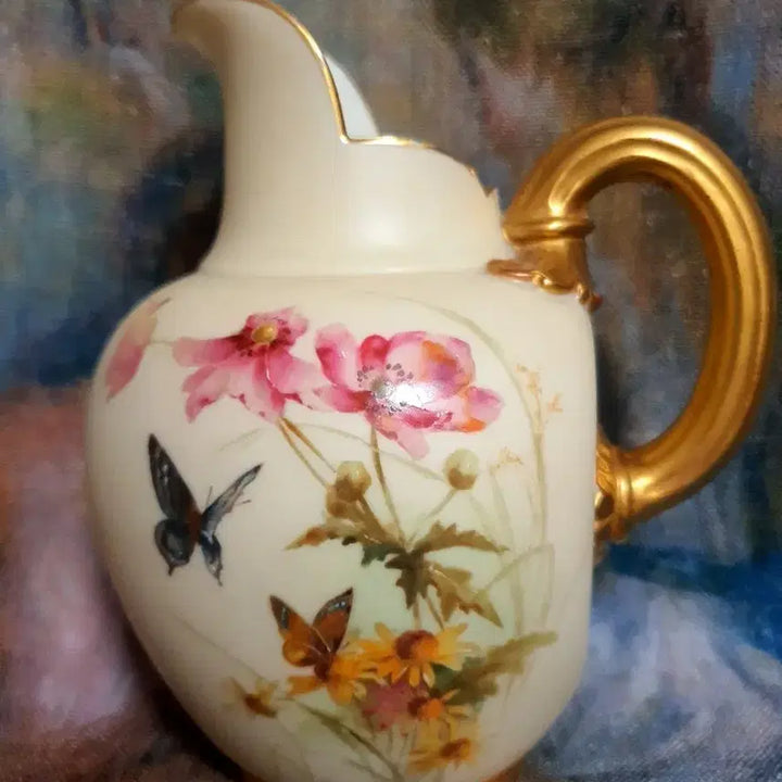 [BUNJANG] Royal Worcester Blush Ivory Flat Back Jug (19th Century) / 로얄 우스터 저그