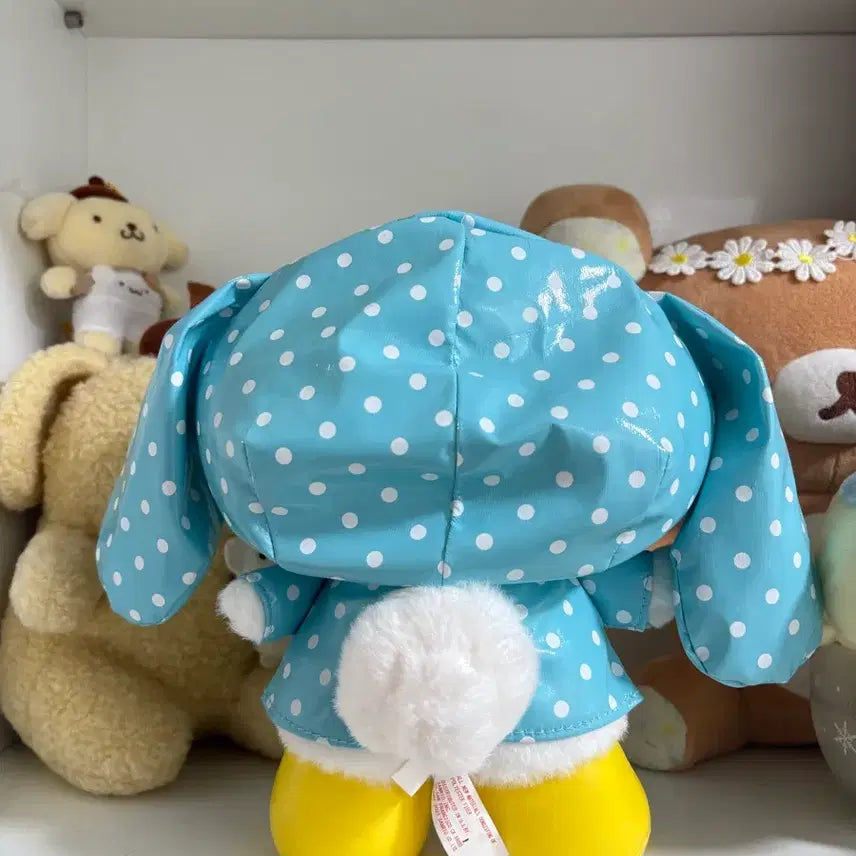 [BUNJANG] Sanrio Classic Cinnamoroll Plush Doll in Raincoat / 산리오 고전 우비 시나모롤 인형