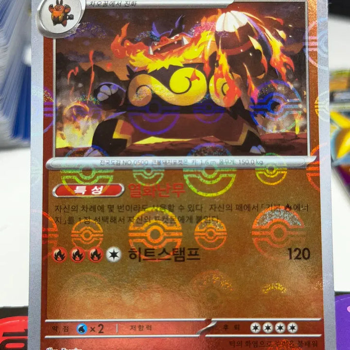 [BUNJANG] Pokémon Sv11W 013/086 R Mon-R (Holo) Card / 염무왕 sv11W 013/086 R 몬스터볼 홀로그램