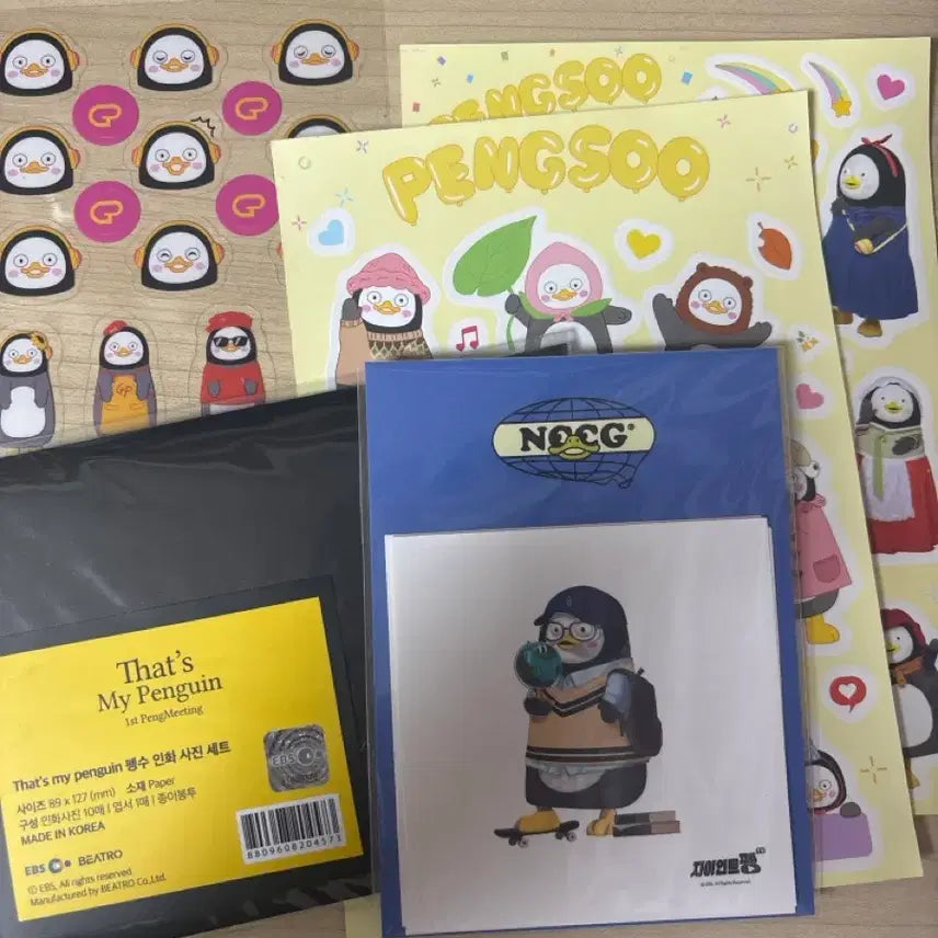 [BUNJANG] Pengsoo Photo Set + Sticker Collection / 펭수 사진세트+스티커 모음