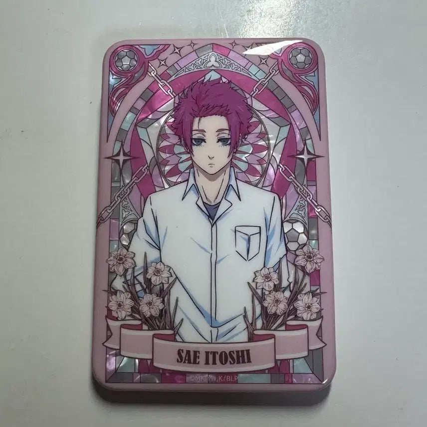 [BUNJANG] Blue Lock Isagi Sae Square Can Badge / 블루록 이토시 사에 사각 캔뱃지