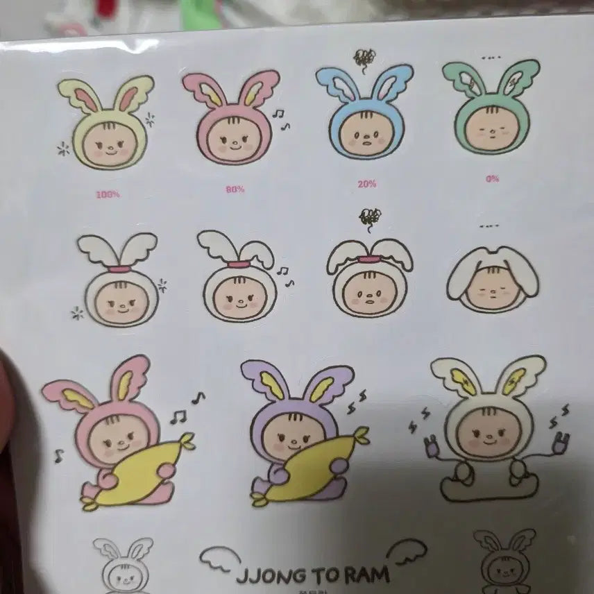 [BUNJANG] SEVENTEEN Jeonghan Jjongtoram Sticker / 세븐틴 정한 쫑토람 스티커