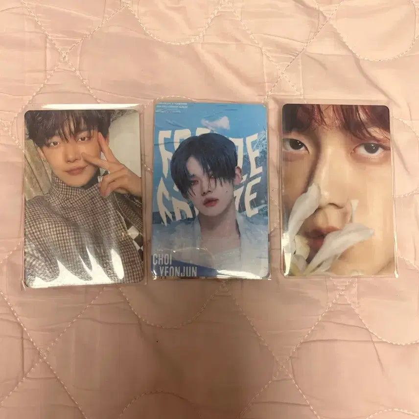 [BUNJANG] TXT Yeonjun Soobin Photocard Set / 투모로우바이투게더 투바투 연준 수빈 포카 3장