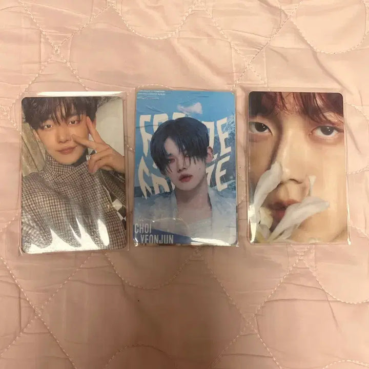 [BUNJANG] TXT Yeonjun Soobin Photocard Set / 투모로우바이투게더 투바투 연준 수빈 포카 3장