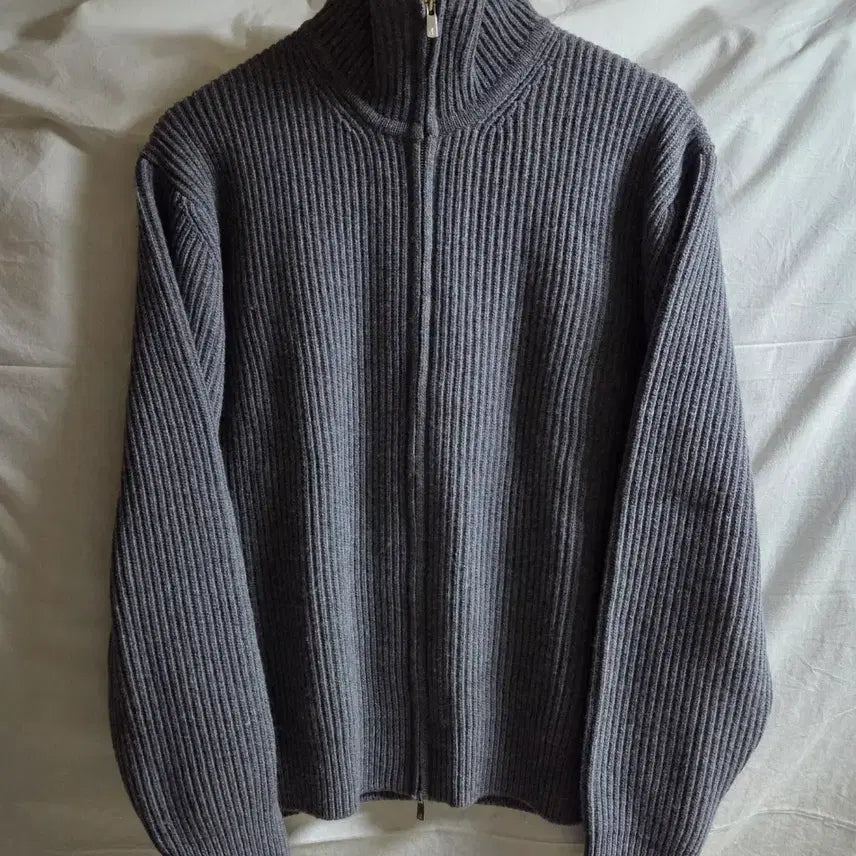 [BUNJANG] The Row 25FW Roy Full Zip Knit Melange Grey / 인더로우 25FW 로이 풀집업 니트 멜란지그레이 3