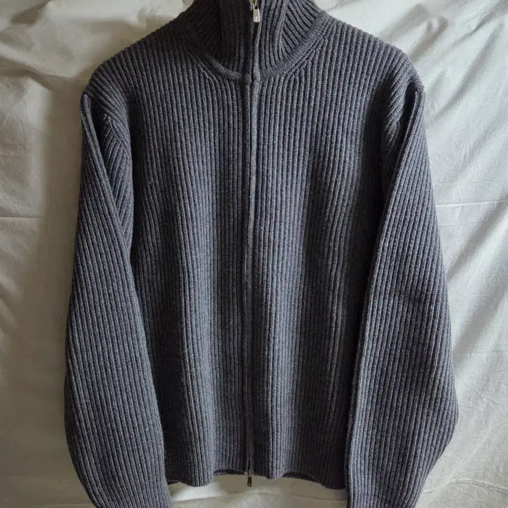 [BUNJANG] The Row 25FW Roy Full Zip Knit Melange Grey / 인더로우 25FW 로이 풀집업 니트 멜란지그레이 3