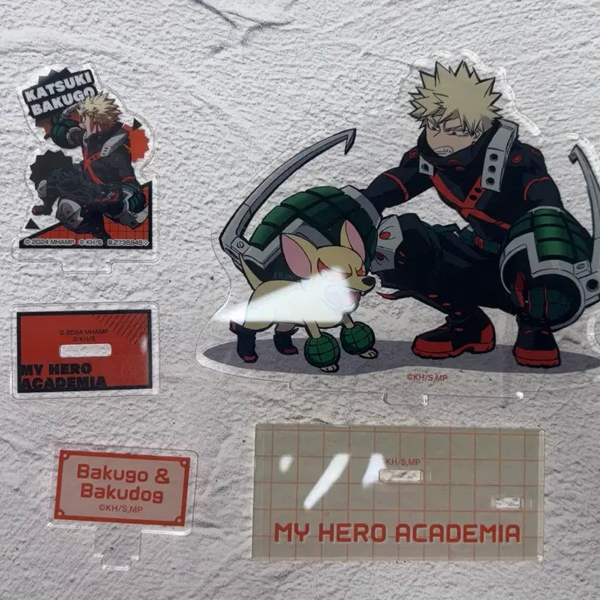 [BUNJANG] Katsuki Bakugo Acrylic Standee Bundle Set - My Hero Academia / 바쿠고 아크릴 일괄 바쿠독 히로아카 나히아