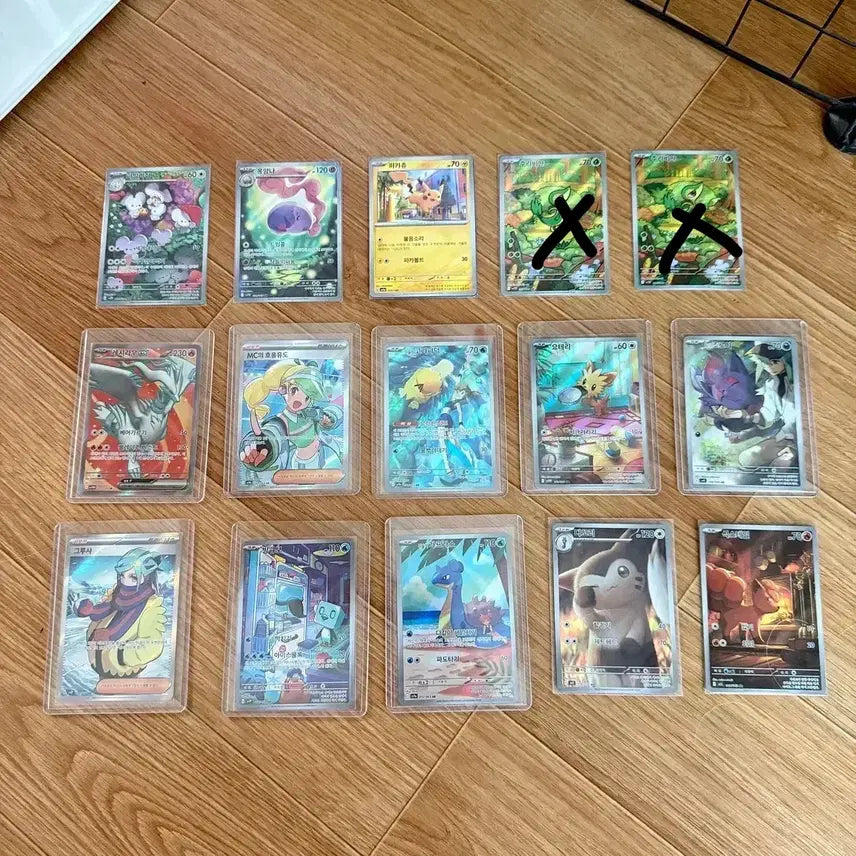 [BUNJANG] Pokemon AR / EX Bundle Set (Reshiram, Pikachu) / 포켓몬 카드 등카용 AR / EX 일괄 레시라무 피카츄 판매합니다