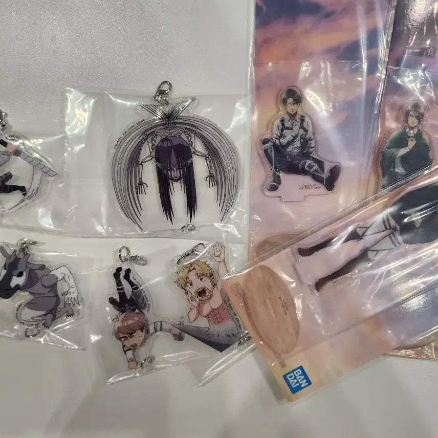 [BUNJANG] Attack on Titan Acrylic Keychain / 진격의거인 쿠지 아크릴 키링