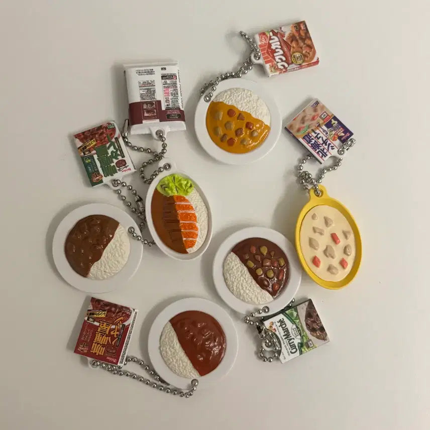[BUNJANG] Bandai Japanese House Curry Gachapon Full Set / 반다이 음식 일본 하우스 카레 가챠 일괄