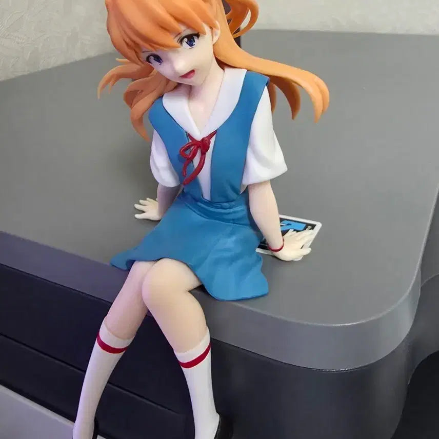 [BUNJANG] Evangelion Asuka Chokonose Noodle Stopper Figure / 에반게리온 아스카 쵸코노세 누들스토퍼