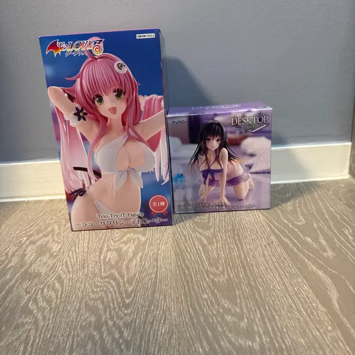 [BUNJANG] To Love Ru Darkness Yui Kotegawa &amp; Lala Satalin Deviluke Figure Set / 투러블 트러블 다크니스(코테가와 유이, 라라 사타린 데빌루크)