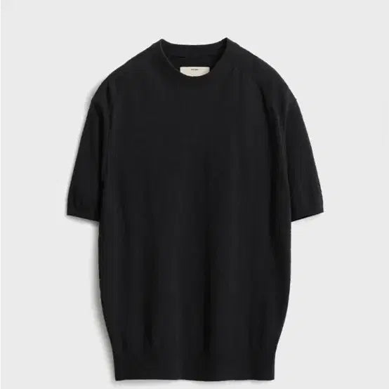 [BUNJANG] Pottery Boucle Crewneck Knit Short Sleeve Black Size 3 / 포터리 반팔 부클 크루넥 니트 블랙 3
