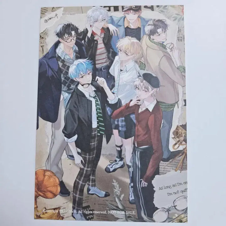 [BUNJANG] Debut or Not? TESTA Nereus Vintage Photocard Set / 데못죽 테스타 포토카드 네어님
