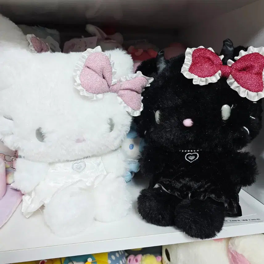 [BUNJANG] Sanrio Angel Devil Series Hello Kitty Plush Set / 일본 정품 산리오 천사악마 시리즈 헬로키티 누이 일괄