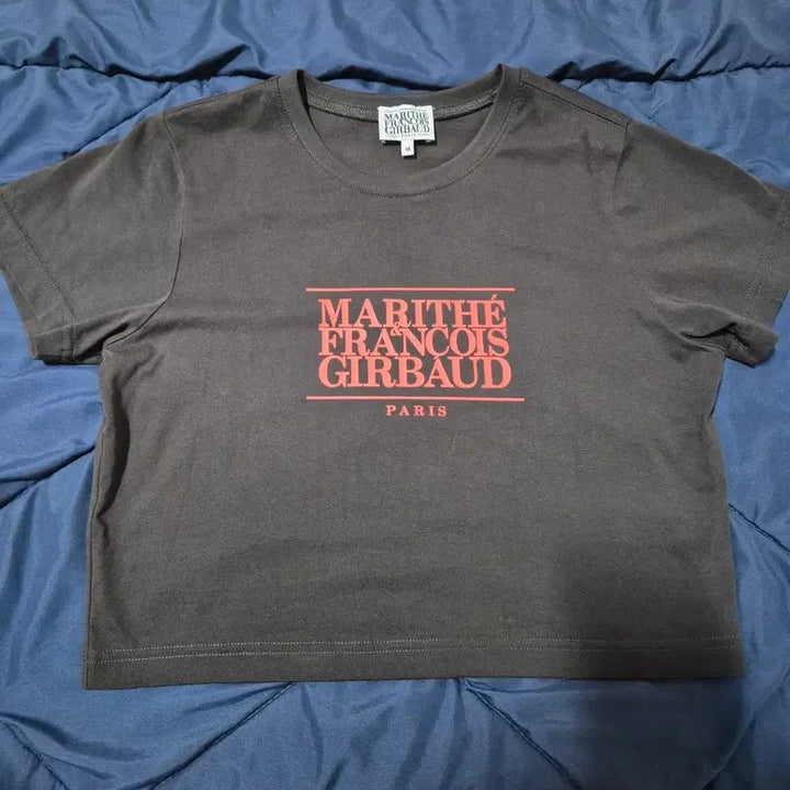 [BUNJANG] Marithe Francois Girbaud Cropped Short Sleeve T-Shirt M / 마리떼 프랑소와 저버 크롭 반팔 티셔츠 M