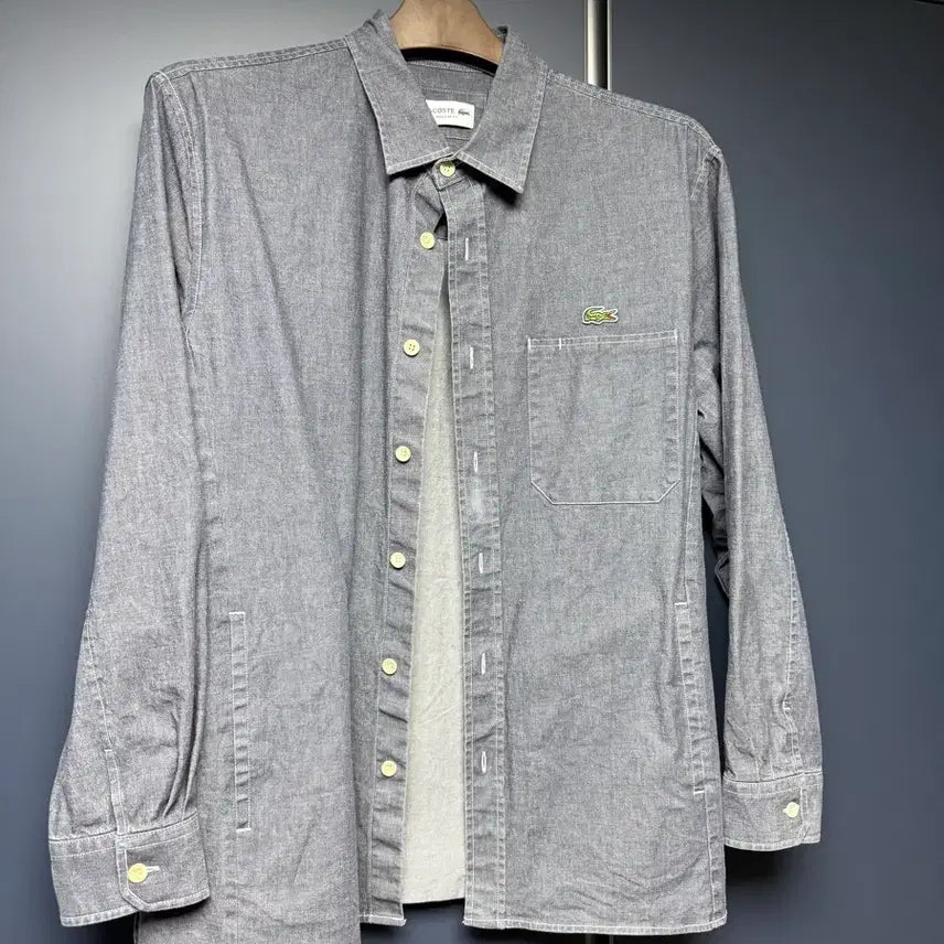 [BUNJANG] Lacoste Genuine Outer-Type Shirt Jacket Size 40 (100-105) / 라코스테 정품 아우터형 셔츠 자켓 100-105