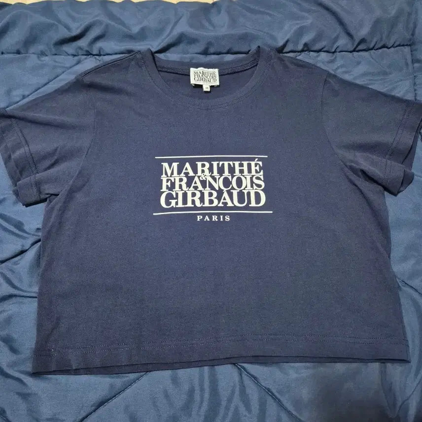 [BUNJANG] Marithe Francois Girbaud Cropped Short Sleeve T-Shirt Size M / 마리떼 프랑소와 저버 크롭 반팔 티셔츠 M