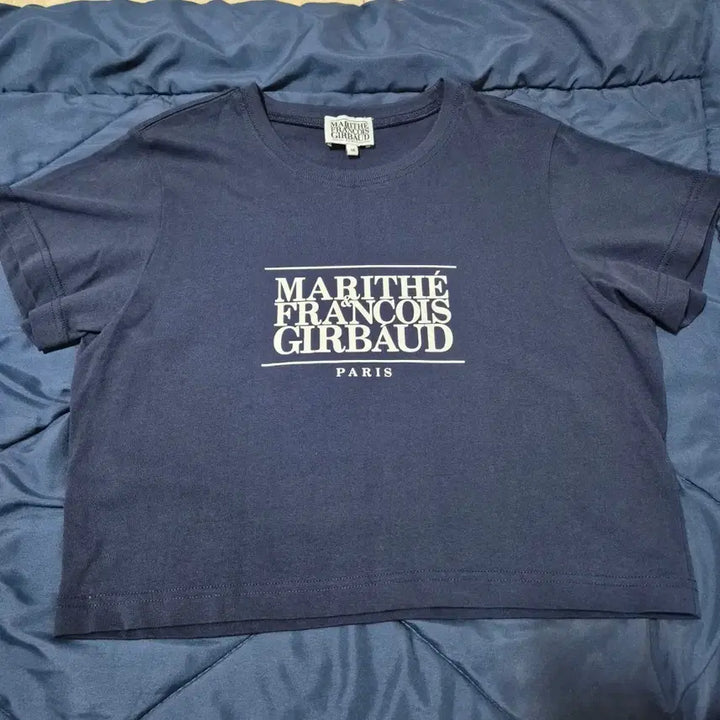 [BUNJANG] Marithe Francois Girbaud Cropped Short Sleeve T-Shirt Size M / 마리떼 프랑소와 저버 크롭 반팔 티셔츠 M
