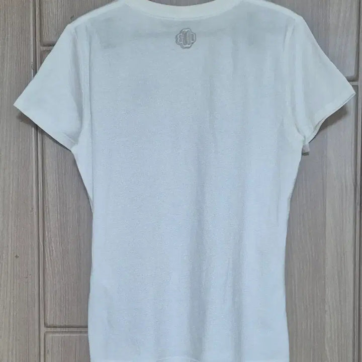 [BUNJANG] Maje Cubic Logo Short Sleeve T-Shirt White / 마쥬 큐빅 로고 반팔 티셔츠(여성)1