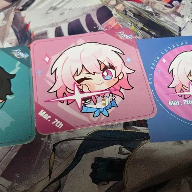 [BUNJANG] Honkai: Star Rail Moriarty Cafe Coaster &amp; Sticker Set / 붕괴스타레일 모리셔카페 굿즈[코스터,스티커]