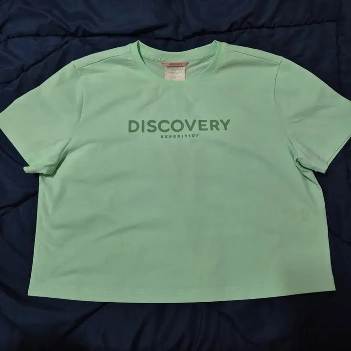 [BUNJANG] Discovery Crop T-shirt Size 90 / 디스커버리 크롭 반팔 티셔츠 90