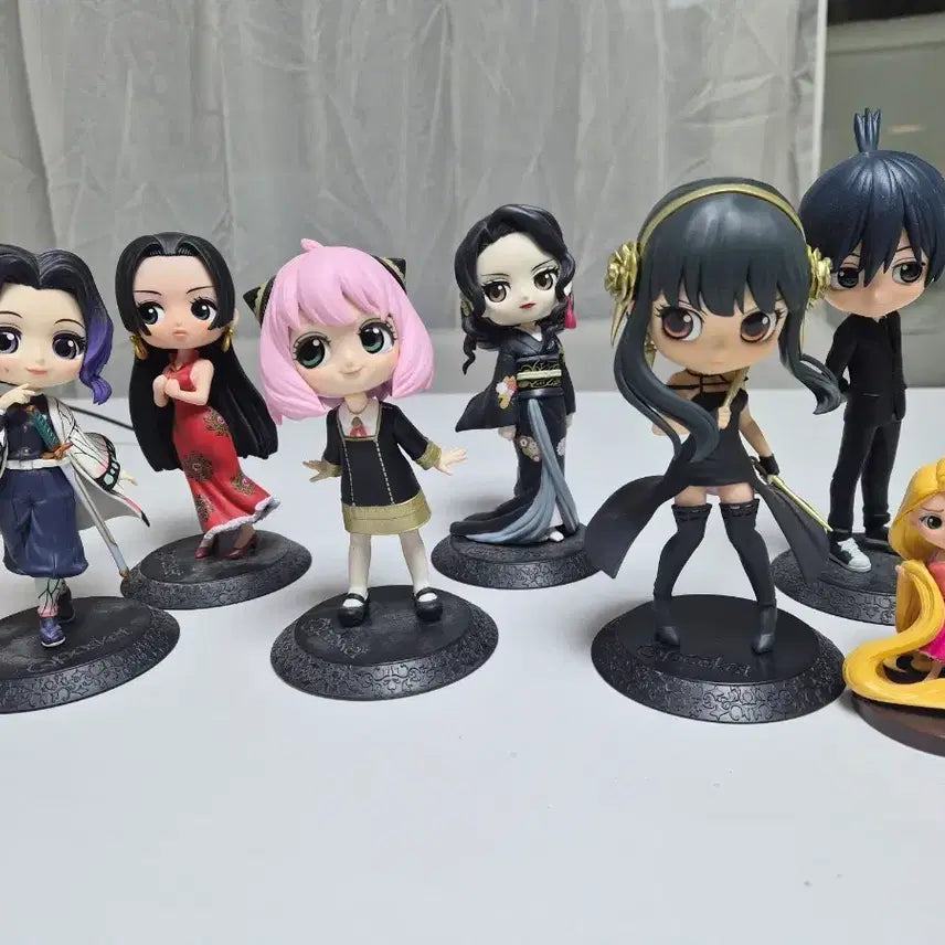 [BUNJANG] Qposket Shinobu Hancock Anya Muzan Yor Figure Bundle Set / 5개 일괄)정품 큐포스켓 피규어 시노부 핸콕 아냐 무잔 요르