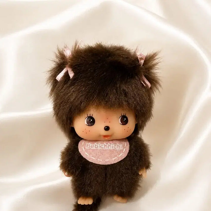 [BUNJANG] Bebe Chichi Monchhichi (Old Version) Keychain / 베베치치 여아 몬치치 (구버전) 새상품