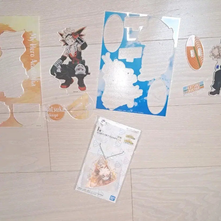 [BUNJANG] My Hero Academia Bakugo Acrylic Stand &amp; Keyring Bundle Set / 일괄) 나히아 바쿠고 아크릴 스탠드&amp;키링