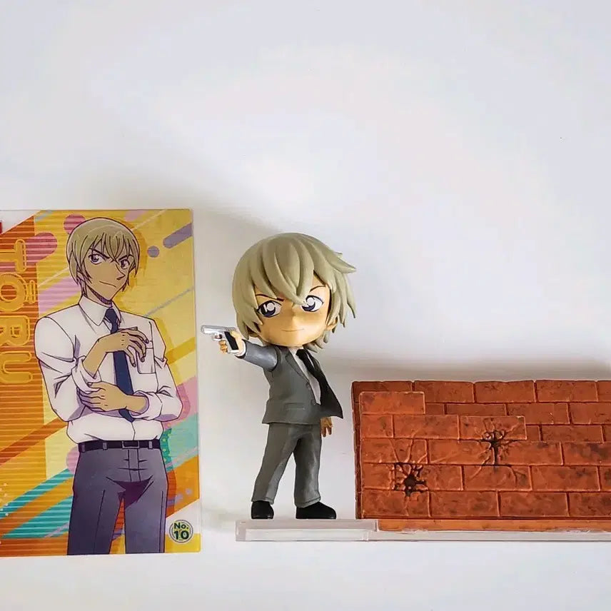 [BUNJANG] Detective Conan Amuro Tooru Bundle Set Desk Figure, Popmart Figure, and Cards / 일괄) 명탐정 코난 아무로 토오루 데스크 피규어 팝마트 피규어 카드