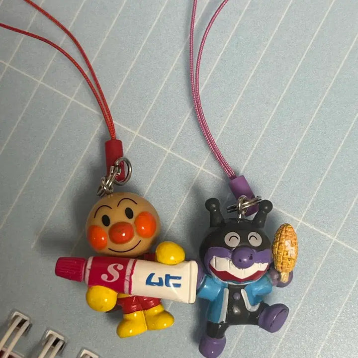 [BUNJANG] Vintage Anpanman Charm Bundle Set / 고전 호빵맨 키링 일괄